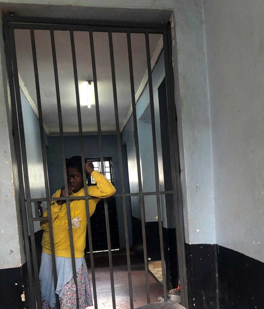 Before Claire found her, Gloria had nowhere else to go and ended up in a Kenyan prison—a harsh, unforgiving place for a 14-year-old girl. This image is a stark reminder of the dangers she faced. Imprisoned not because of a crime, but because she was a runaway from Mathare slums, a place where survival itself is a daily challenge. Thanks to Claire’s persistence and love, Gloria is no longer a forgotten child of the streets but a young girl on her way to healing and hope.